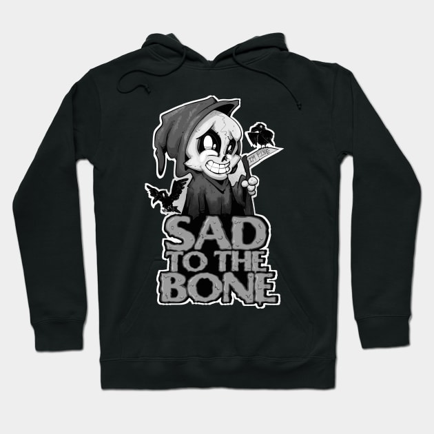 Sad To The Bone II Hoodie by LVBart